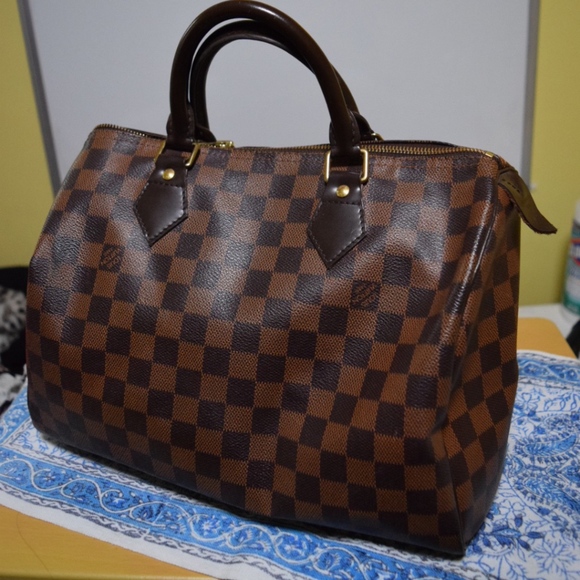 Louis Vuitton Handbags - Louis Vuitton Damier Ebene Speedy 30 Handbag